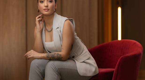 Retratos de Shooting corporativo Leticia e Gabriel