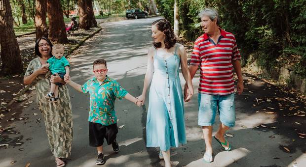 Ensaio de família de Marcela e Família 