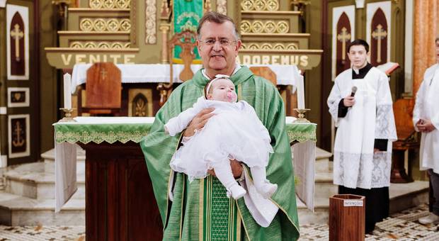 Ensaio de gestante de Batizado Ana Clara
