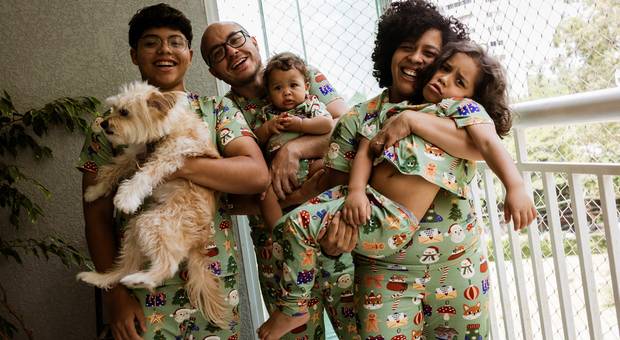 Famílias de Natal em Família 