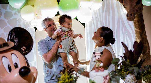 Aniversários  de Samuel 1 ano