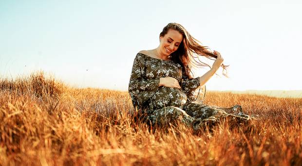 Ensaio Gestante de A doce espera do Theo