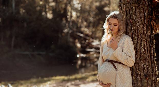 Ensaio Gestante de A espera da Ana Clara 