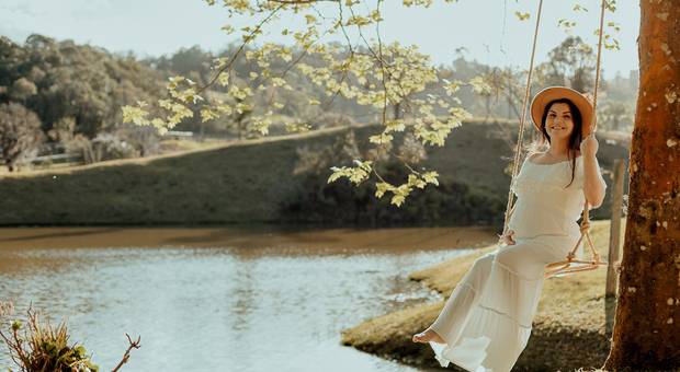 Ensaio Gestante de A doce espera da Heloise