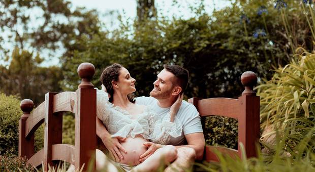 Ensaio Gestante de A espera da Clarissa