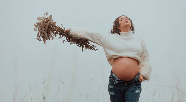 Ensaio Gestante de A doce espera da Valentina 