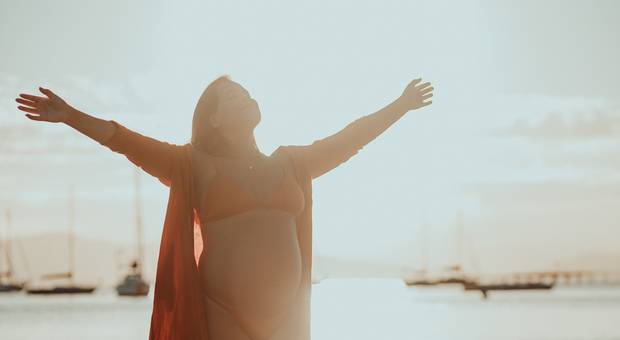 Ensaio Gestante de A espera da Catarina