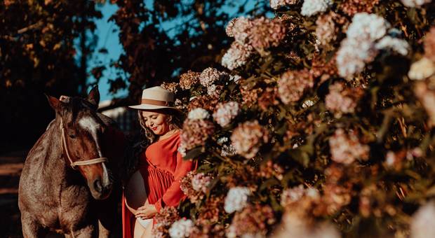 Ensaio Gestante de A espera do Manoel 