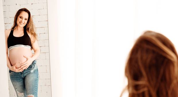 Ensaio Gestante de A espera do Vicente e da Helena 