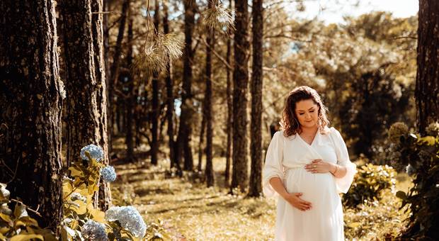 Ensaio Gestante de A doce espera pelo Joaquim 