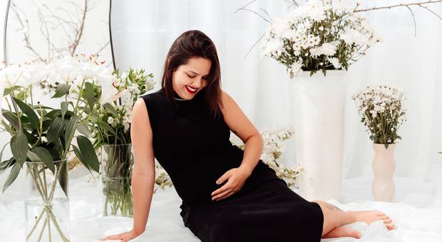 Ensaio Gestante de A doce espera do Enrico 