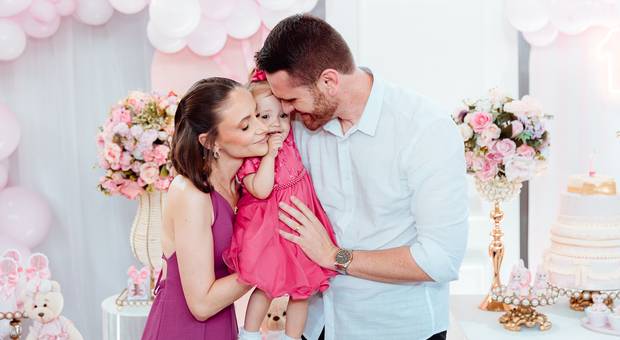 familia de Comemoração de 1 aninho da Clarissa