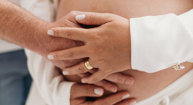 Ensaio Gestante de JOÃO ESTA CHEGANDO 