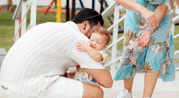 familia de UM ANO DO FREDERICO