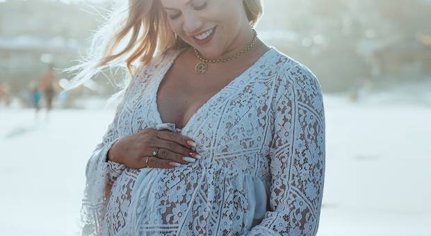 Ensaio Gestante de A doce espera da Eva