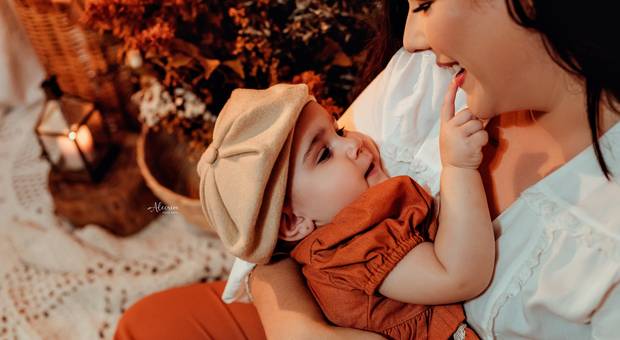 familia de Dia das Mães com a Catarina