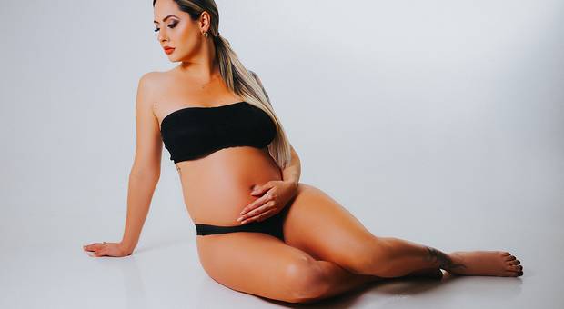 Gestante de Gestação Leon