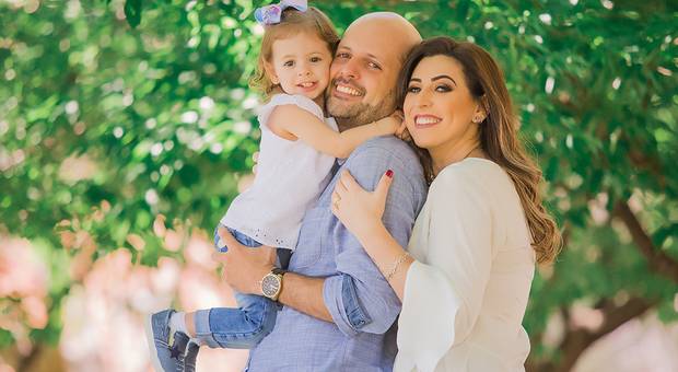 Família de Simone, Leandro e Alice