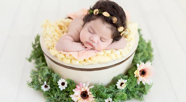 Newborn de Isabella, 23 dias