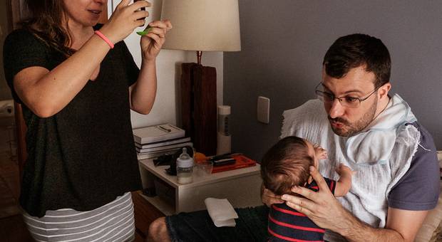 O Essencial em nossas vidas de Ensaio documental em casa - Família Camargo Radefeld