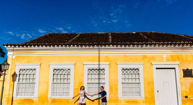 Ensaios de Prévia Ensaio Jean e Renata na cidade da Lapa