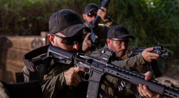 Ensaio externo de Clube de tiro