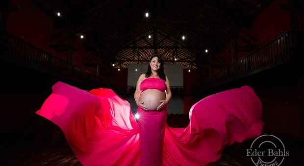 Gestante de Gestante Sonia e família