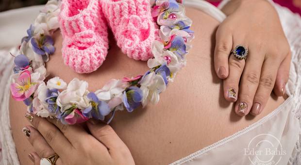 Gestante de Mary e Pablo