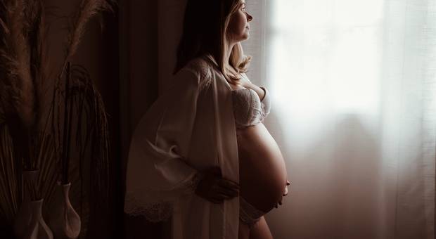 Gestante  de Danielle & Família - Fotografia de Gestante em Rio Preto