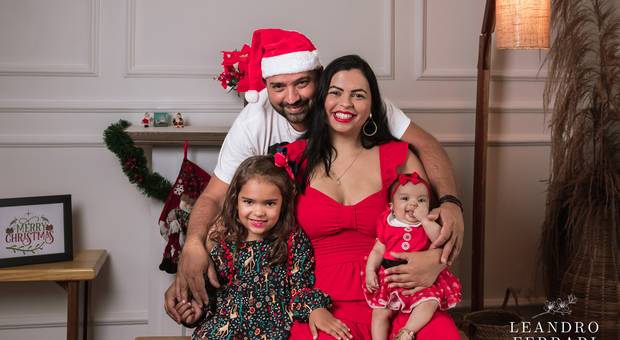 Família  de Luana & família - Ensaio de Natal - Fotografia de Natal em Rio Preto