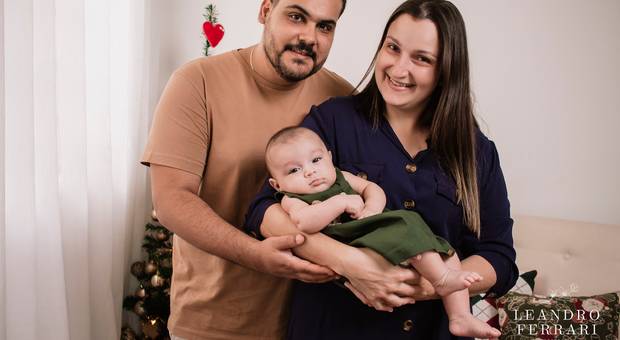Família  de Ari & família - Ensaio de Natal - Fotografia de Natal em Rio Preto