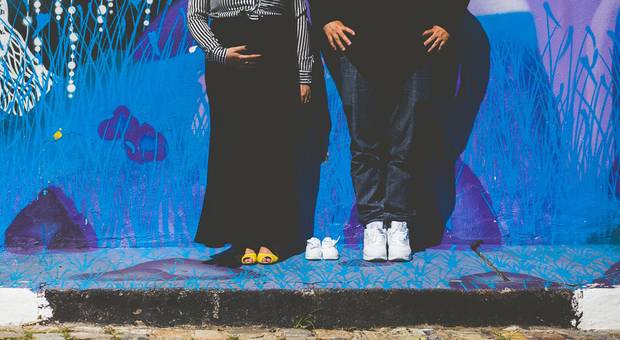 FAMÍLIA de Ensaio de Gestante no Beco do Batman | A espera do Lucas