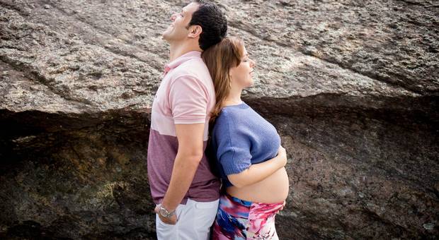 Gestante de Brígida à espera da pequena Mel