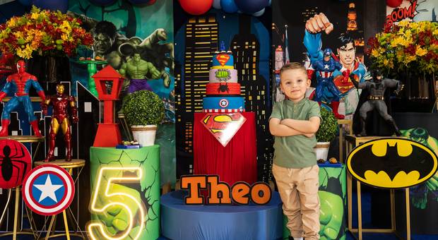 Festa Infantil de Festa de 5 Anos do Théo