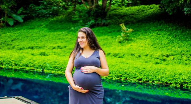 Gestante de Valéria e Gabriel