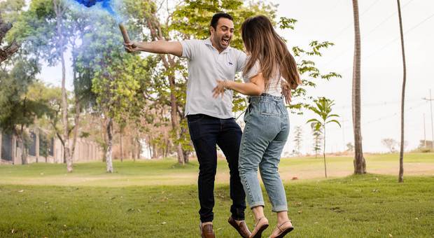 Gestante de Patricia - Revelação Gestação