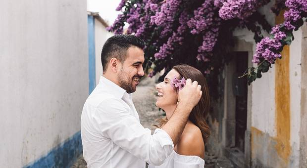 Namorados de Helena e Diogo