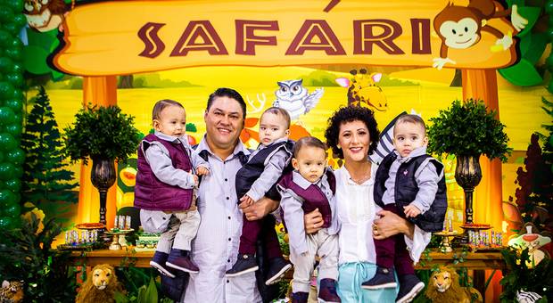 Aniversarios de Aniversário João Paulo, Luiz Henrique, Pedro Augusto, Victor Hugo