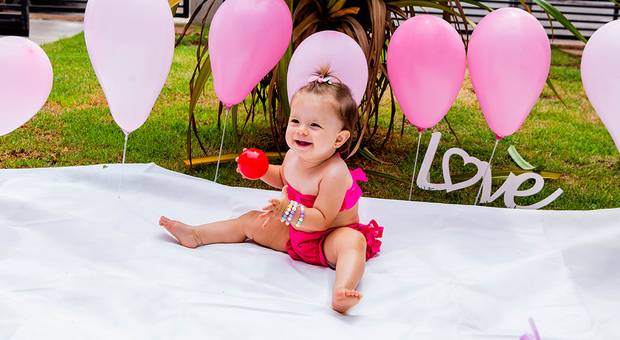 Ensaios de Smash the Cake Geovana