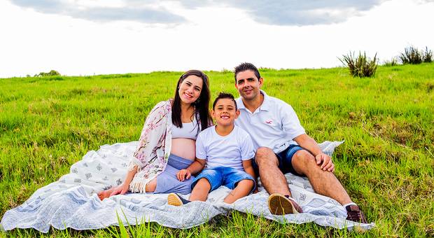 Ensaio Gestante de A espera do Miguel