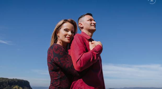 Ensaio em Gramado de Vanessa e Vagner - Bodas de Porcelana em Canela