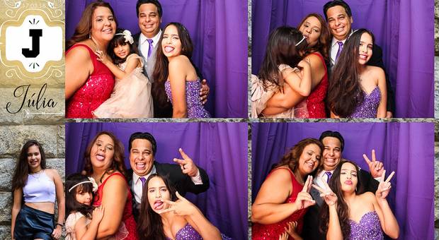 Cabine de Fotos de Júlia 15 anos