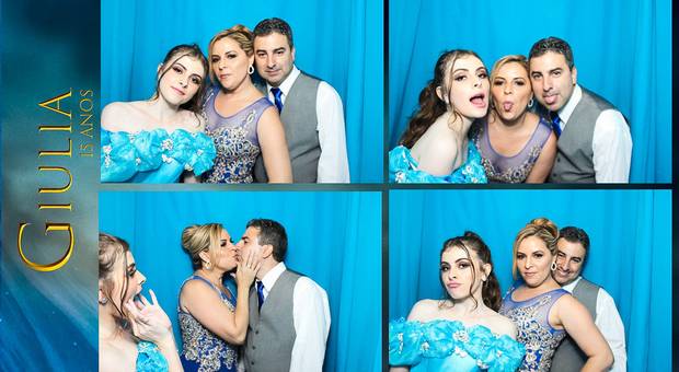 Cabine de Fotos de Giulia 15 anos