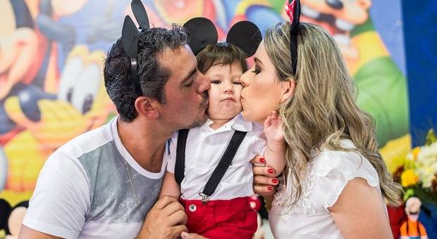 Aniversários   de Festa do MIckey - 1º aninho Vitor