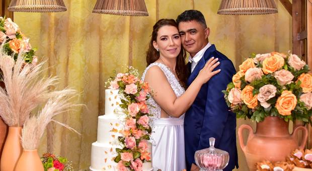 CASAMENTO de Viviane e Dalcier