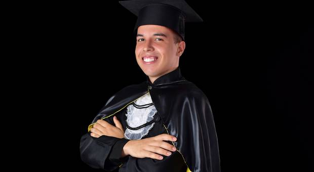 Formatura de João - Formatura em Farmácia