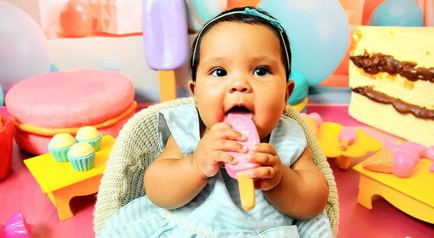 ACOMPANHAMENTO MENSAL de ELOÁ 7 MESES