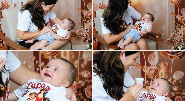 ACOMPANHAMENTO MENSAL de LUCAS 3 MESES