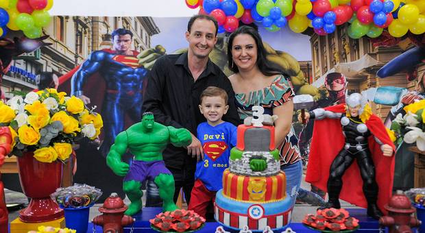 ANIVERSÁRIO INFANTIL de ANIVERSÁRIO DAVI 3 ANOS