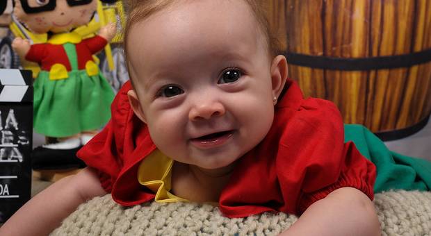 ACOMPANHAMENTO MENSAL de MAYTHÊ 5 MESES